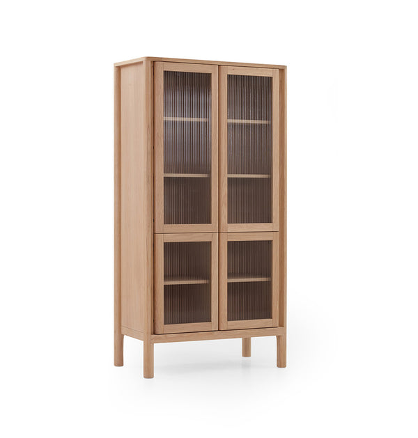 Buy Groove Display Cabinet - Oak By Ode Design Online - Rj Living