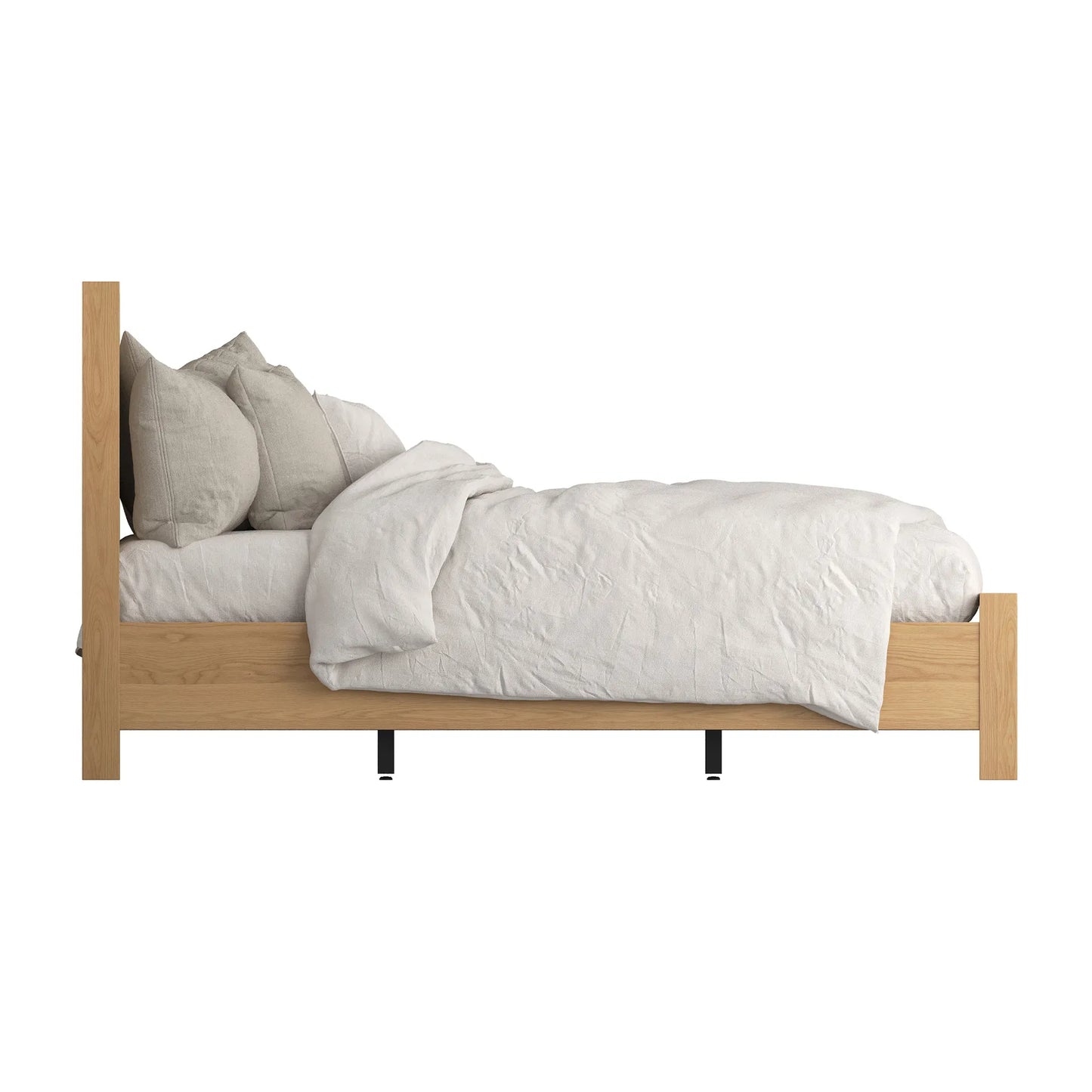 Peggy Queen Bed - Oak