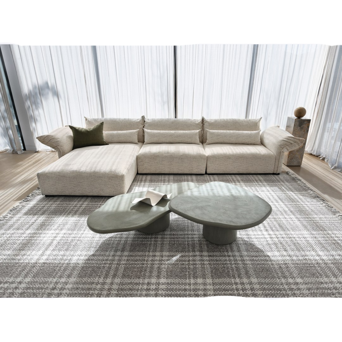 Dillon Rug - Taupe 250cm x 350cm