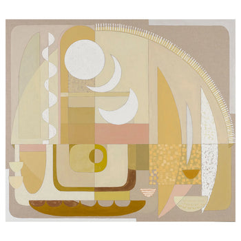 Hera Canvas Print 60cm x 68cm White Frame