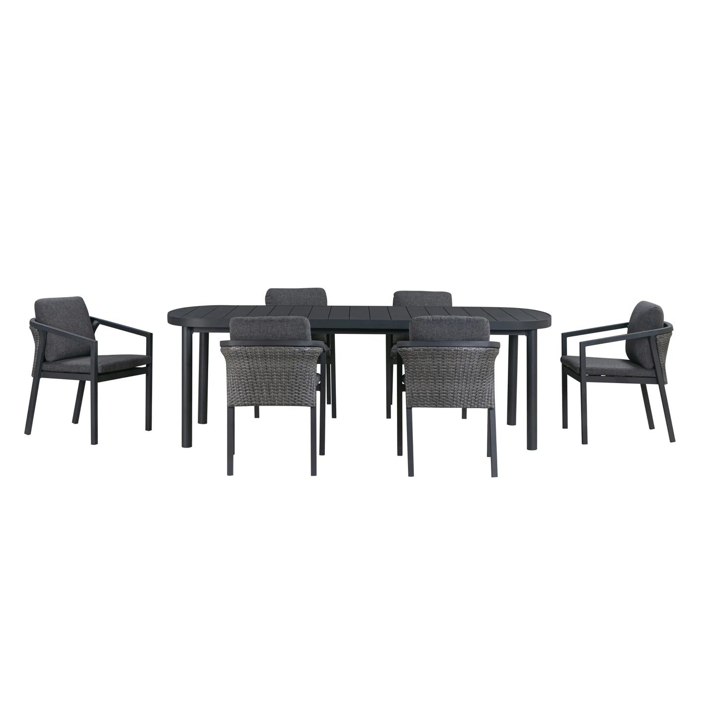 Mora Outdoor Dining Table 230cm - Charcoal