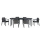 Mora Outdoor Dining Table 230cm - Charcoal