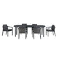 Mora Outdoor Dining Package - Charcoal