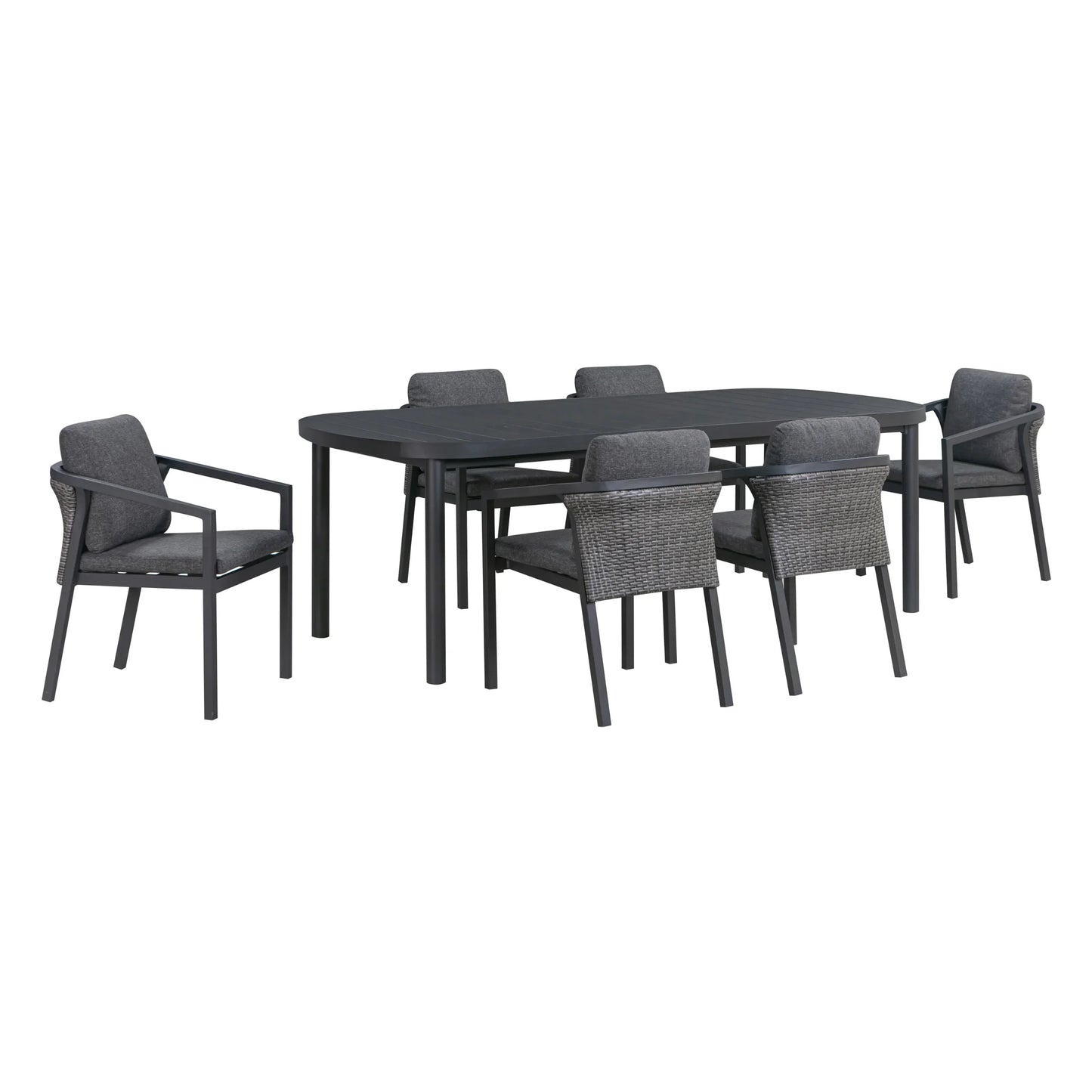 Mora Outdoor Dining Package - Charcoal