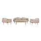 Hattie Outdoor 3 Seater Sofa - Sand