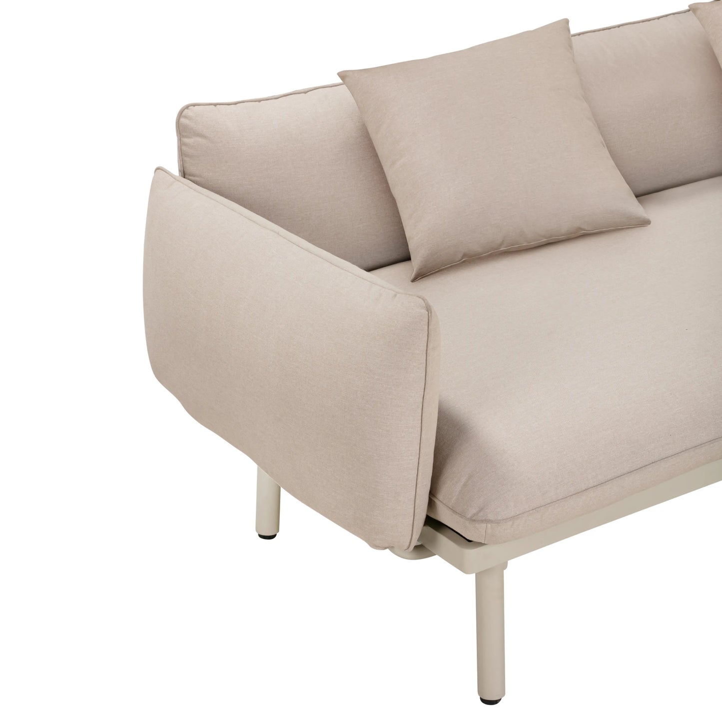 Hattie Outdoor 3 Seater Sofa - Sand