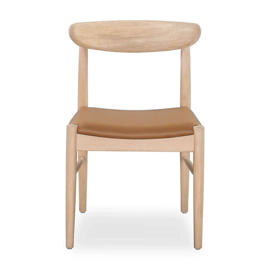 Henri Dining Chair - Oak / Tan Leather