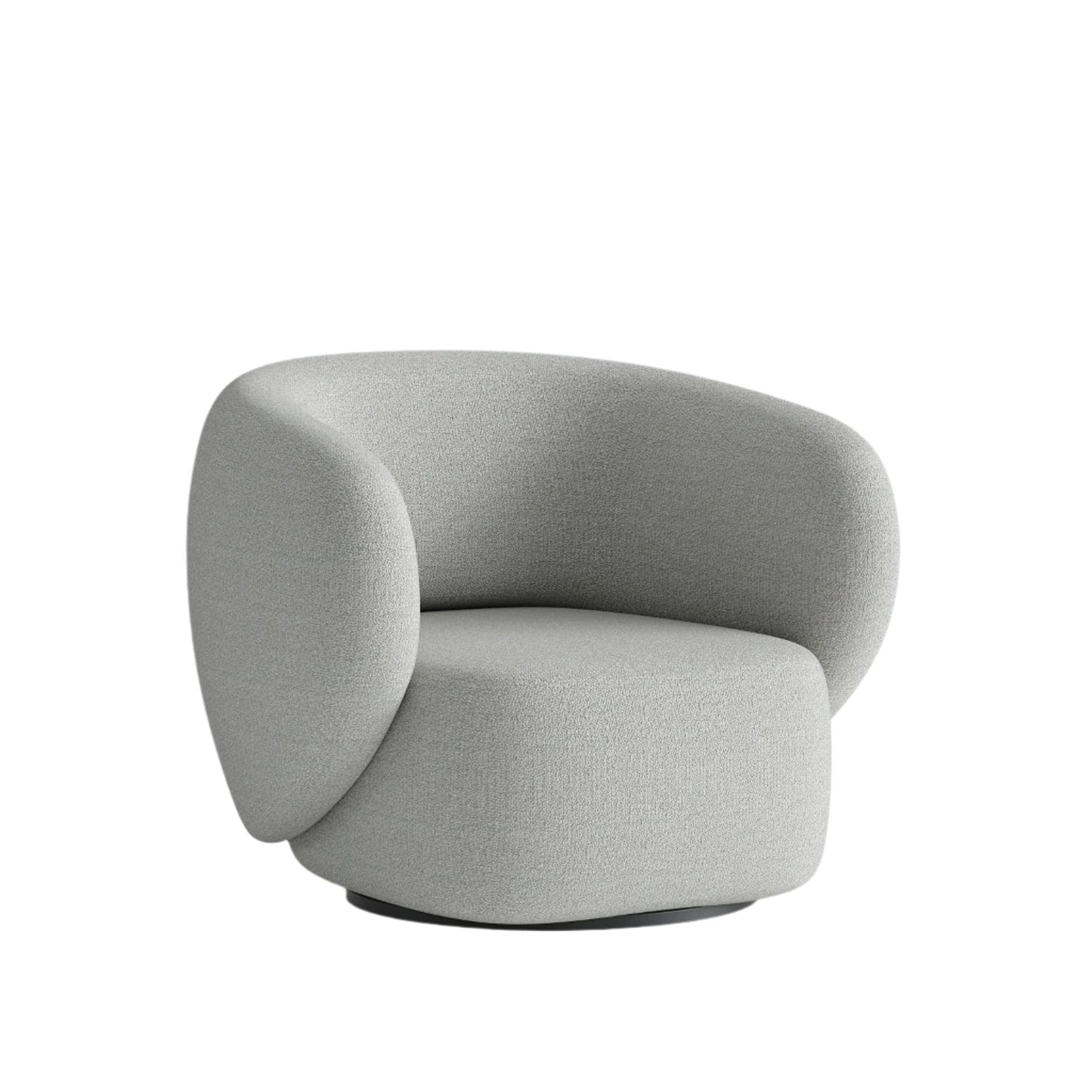 Swell Swivel Armchair - Novatex Cloud