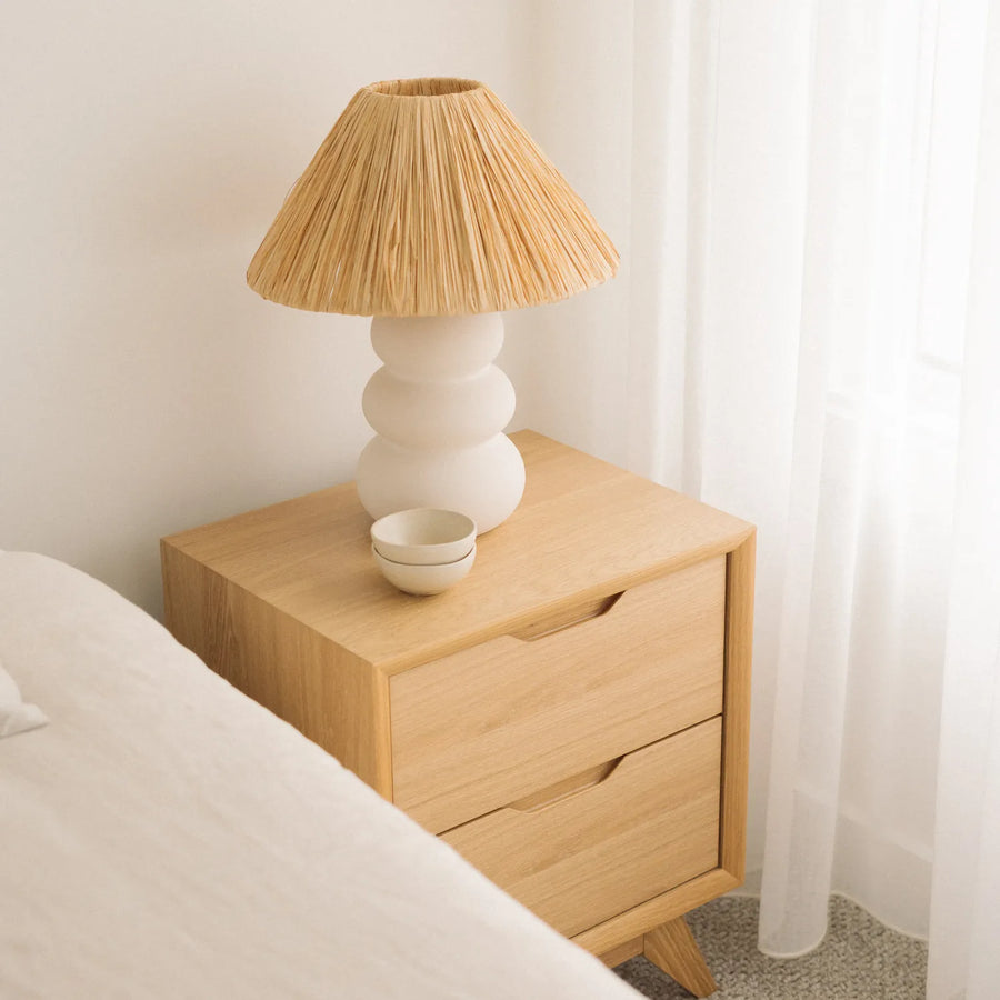 Harper Bedside Table - Oak