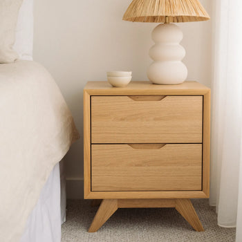 Harper Bedside Table - Oak