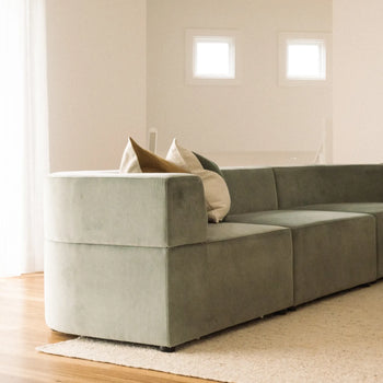 Stretch 4 Seater Sofa - Opal Ocean