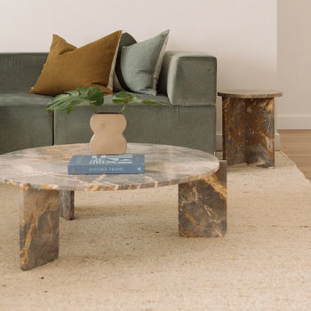 Bodie Coffee Table - Earth Marble