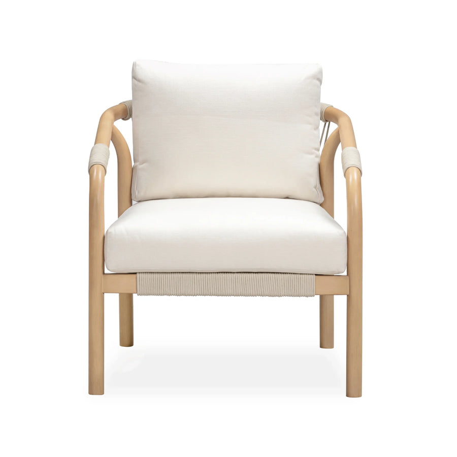 Burnett Outdoor Armchair - Eucalyptus / Beige