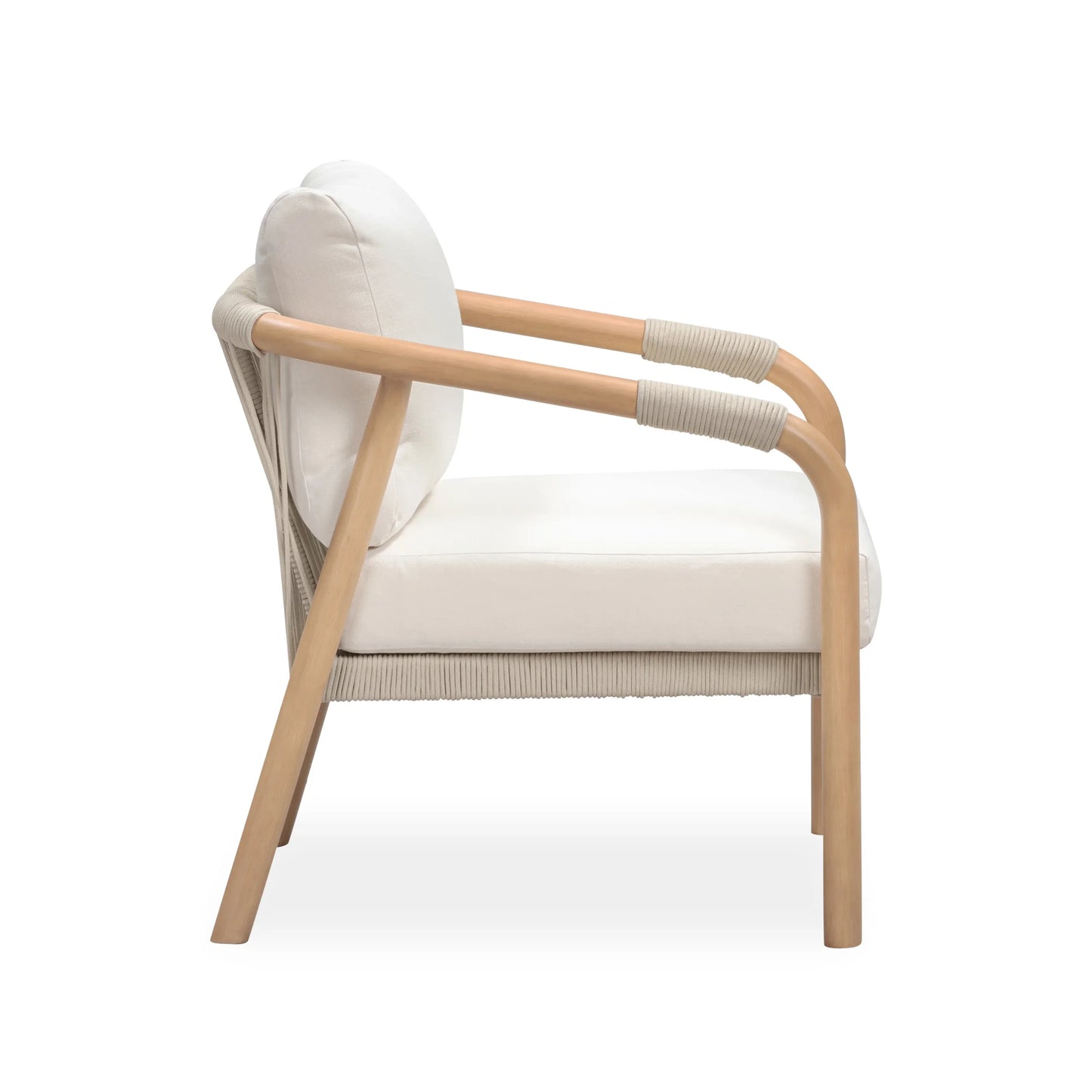 Burnett Outdoor Armchair - Eucalyptus / Beige