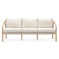 Burnett Outdoor 3 Seater Sofa - Eucalyptus / Beige