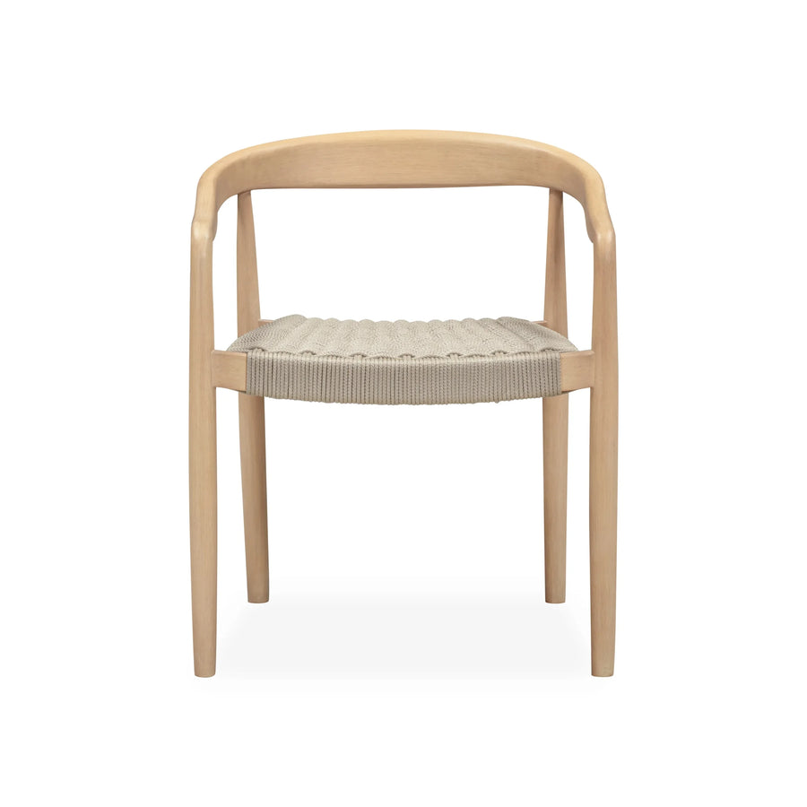 Sal Outdoor Dining Chair - Eucalyptus / Beige