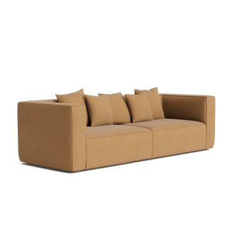 Block 3 Seater Sofa - Fossil Fawn