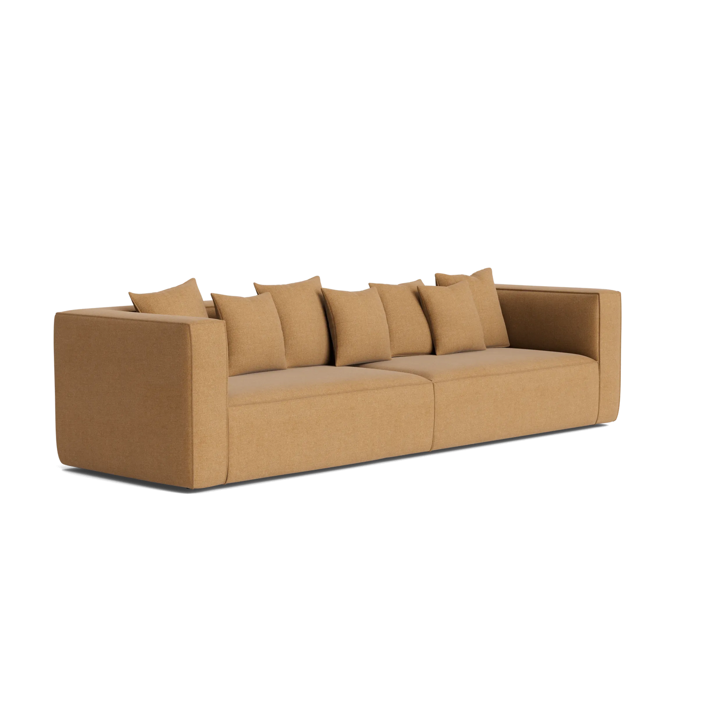 Block 4 Seater Sofa - Fossil Fawn