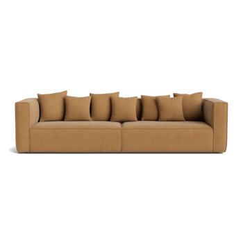 Block 4 Seater Sofa - Fossil Fawn