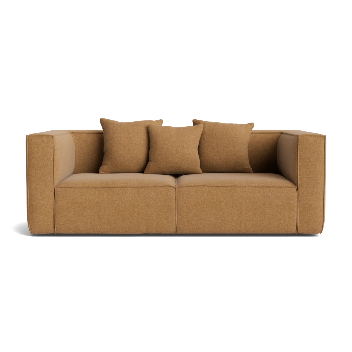 Block 2 Seater Sofa - Fossil Fawn