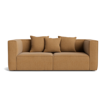 Block 2 Seater Sofa - Fossil Fawn