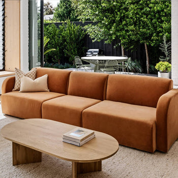 Jam 4.5 Seater Sofa - Opal Ochre