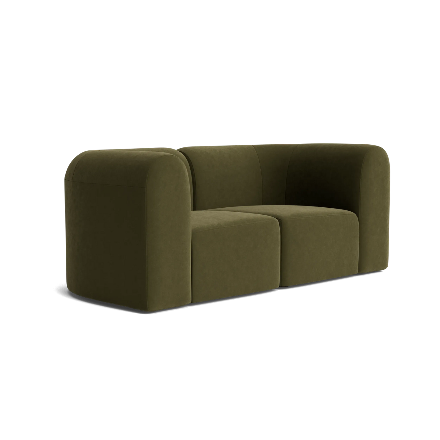 Berg 2 Seater Sofa - Eden Leaf