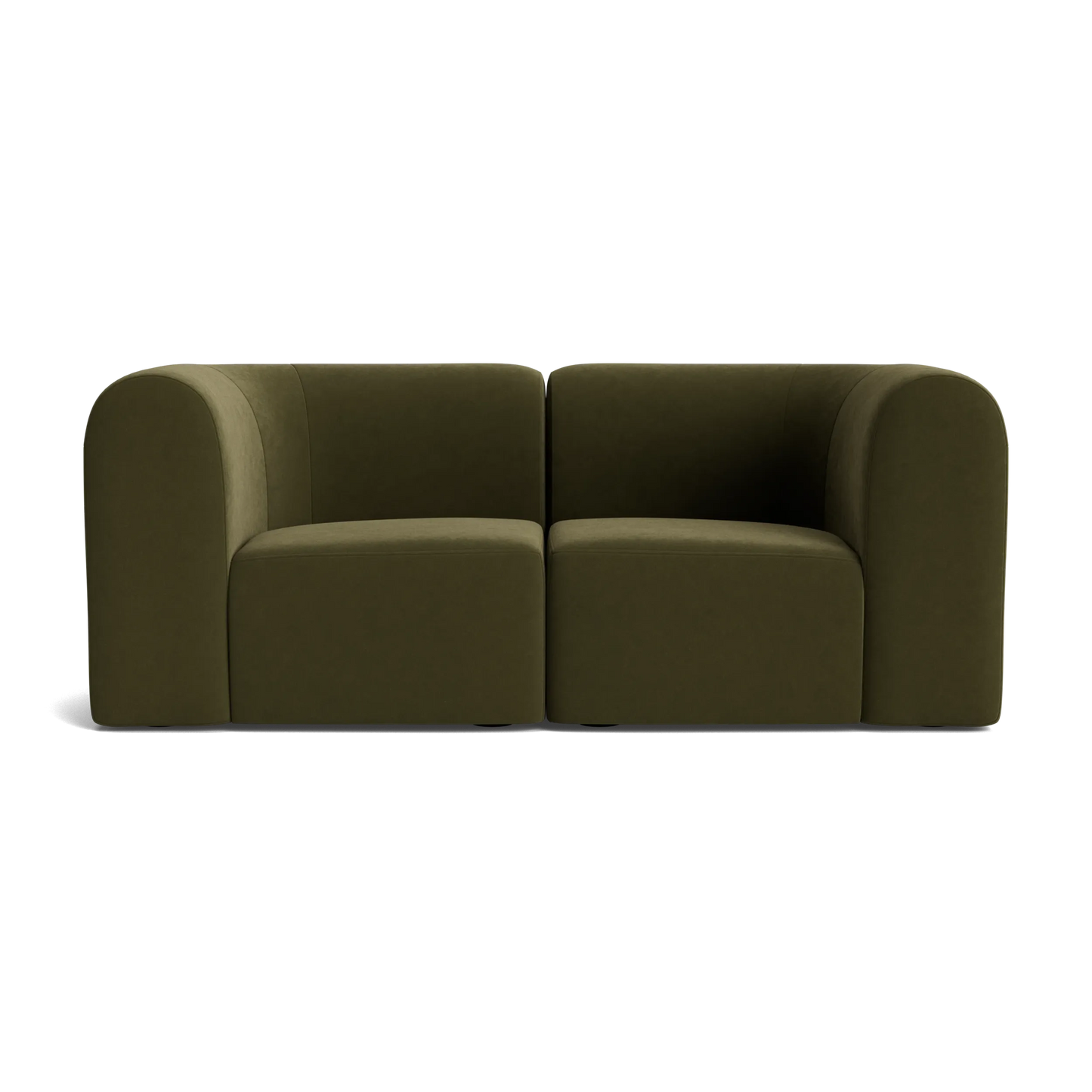 Berg 2 Seater Sofa - Eden Leaf