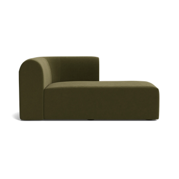 Berg Right Chaise Module - Eden Leaf