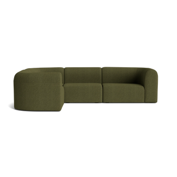 Berg LHF Closed Chaise Sofa - Copenhagen Forest