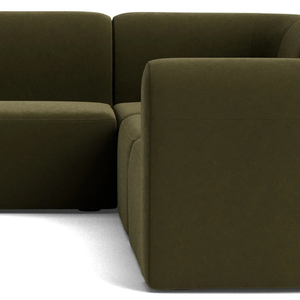 Berg Corner Sofa - Eden Leaf