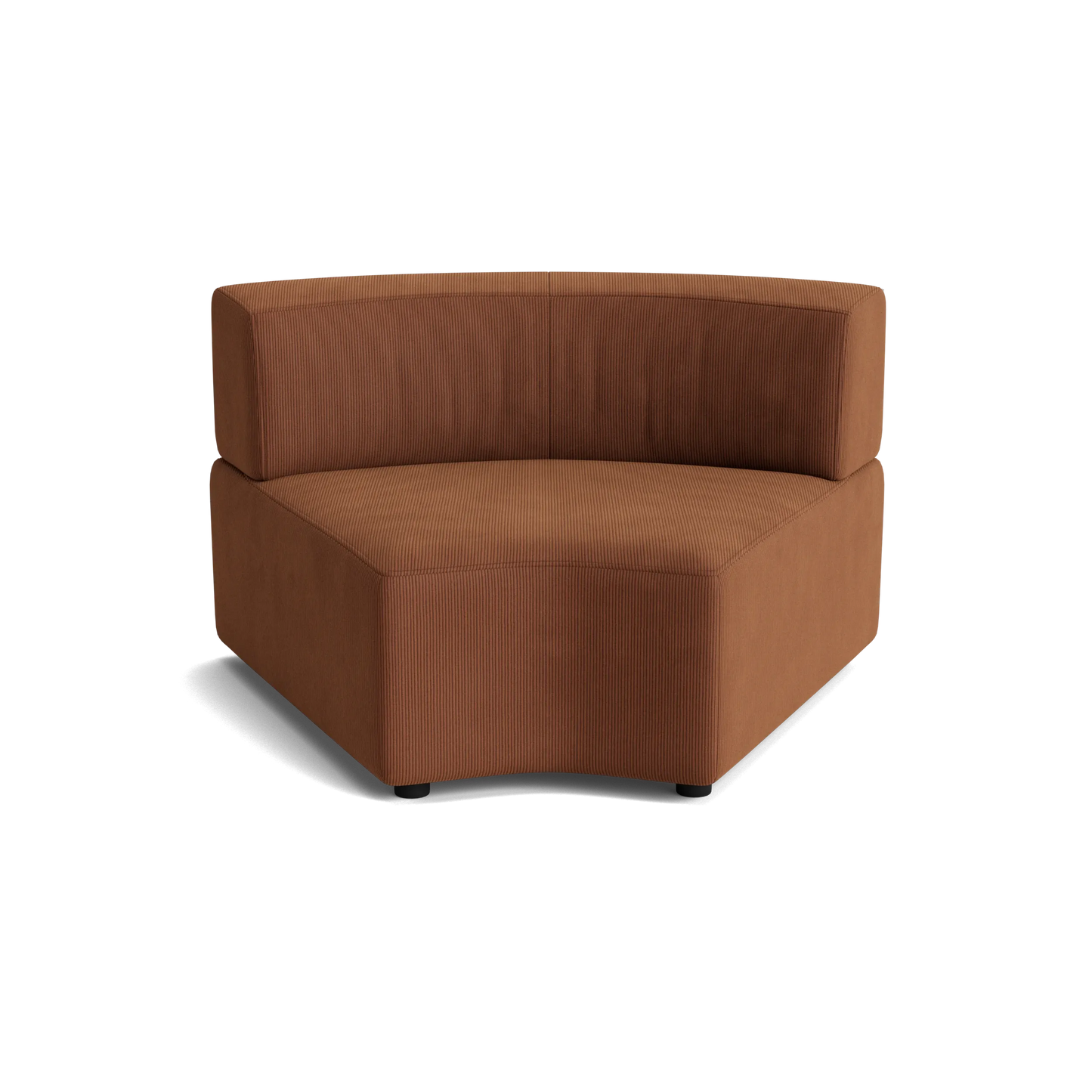 Stretch Angled Corner Module - Corduroy Cocoa