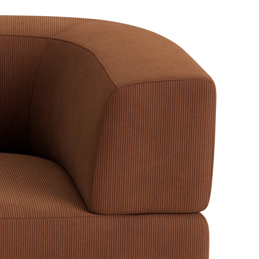 Stretch 3 Seater Sofa - Corduroy Cocoa