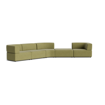 Stretch Large Angled Gap Sofa - Fossil Eucalyptus