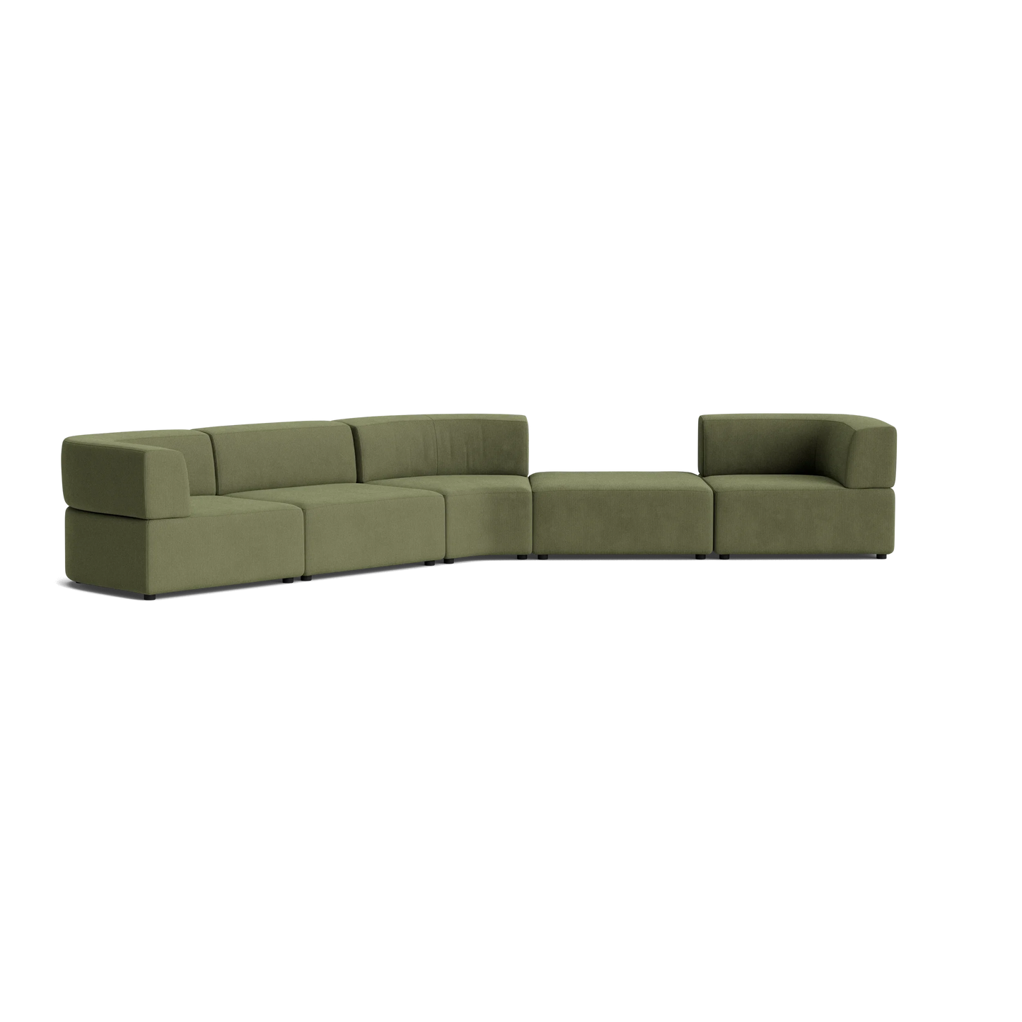 Stretch Large Angled Gap Sofa - Corduroy Forest