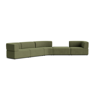 Stretch Large Angled Gap Sofa - Corduroy Forest