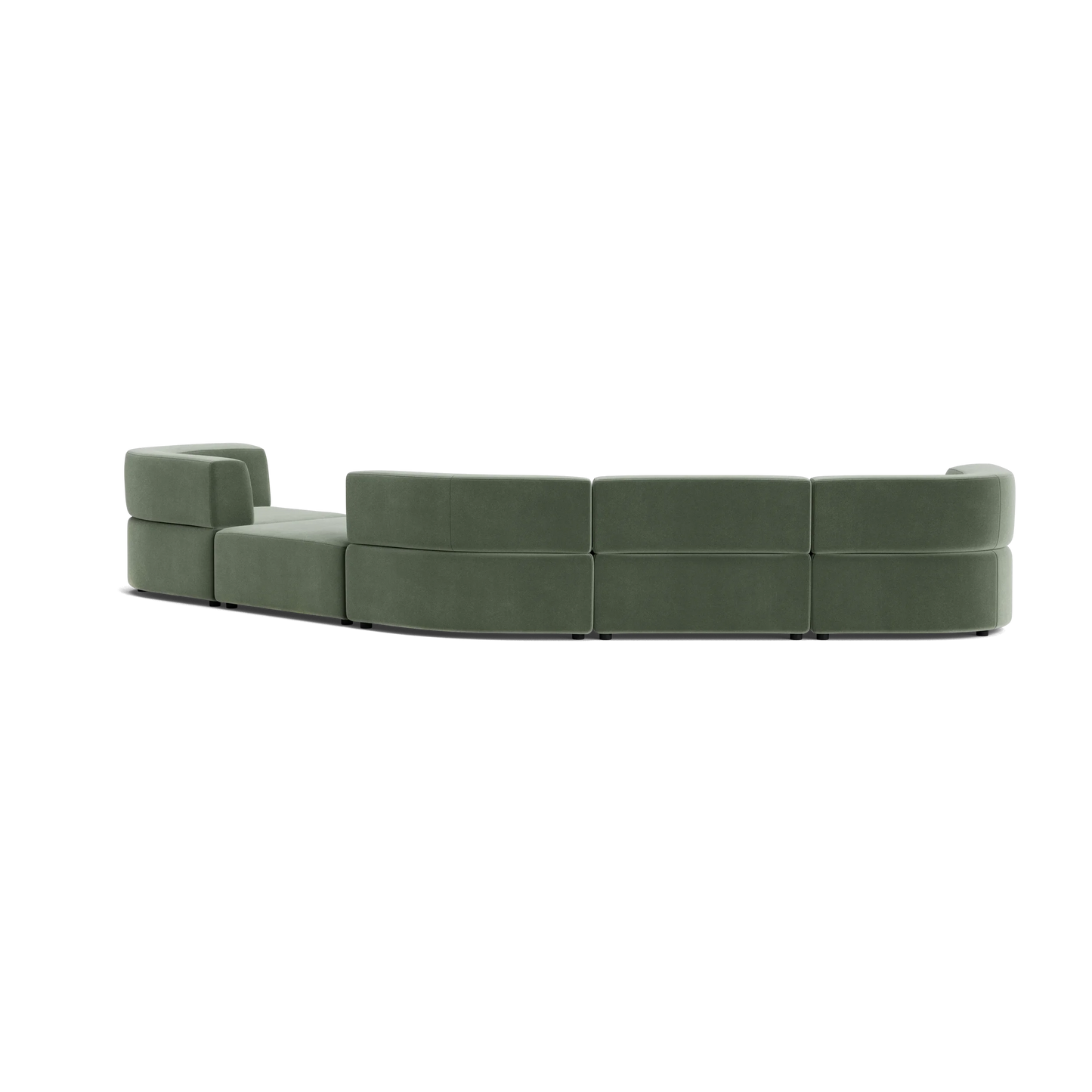 Stretch Large Angled Gap Sofa - Opal Ocean