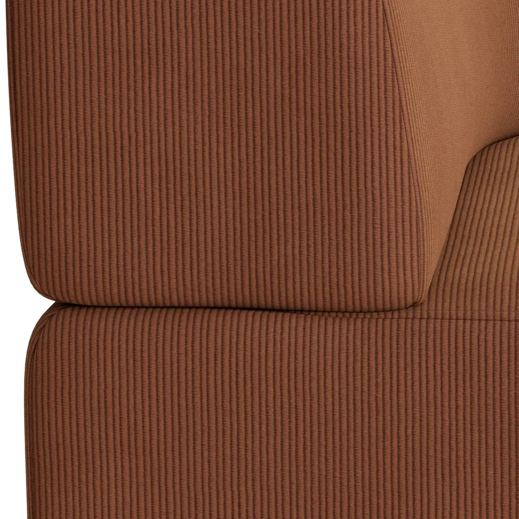 Stretch Corner Module - Corduroy Cocoa