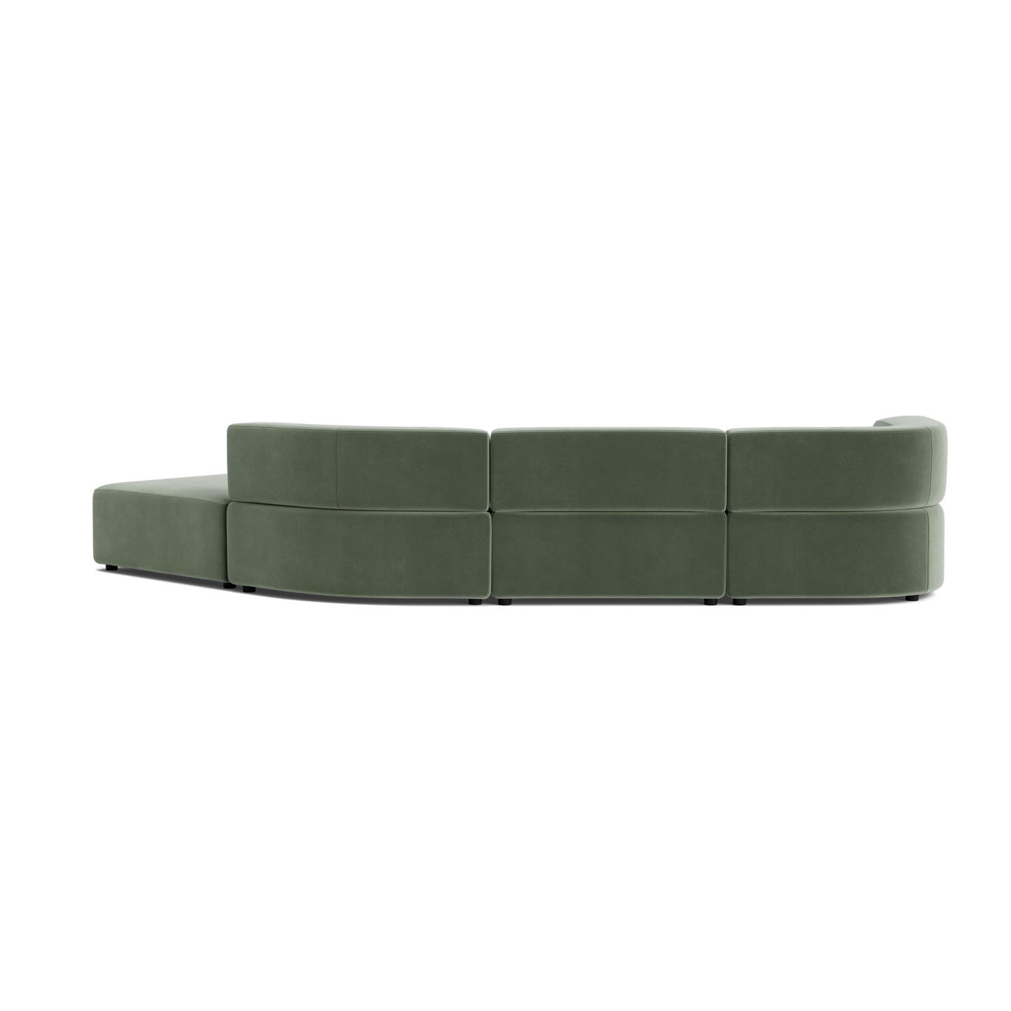 Stretch Open Angled Sofa - Opal Ocean