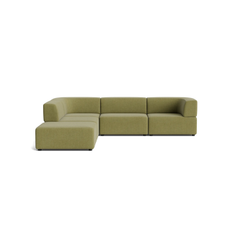 Stretch Open Corner Sofa - Fossil Eucalyptus