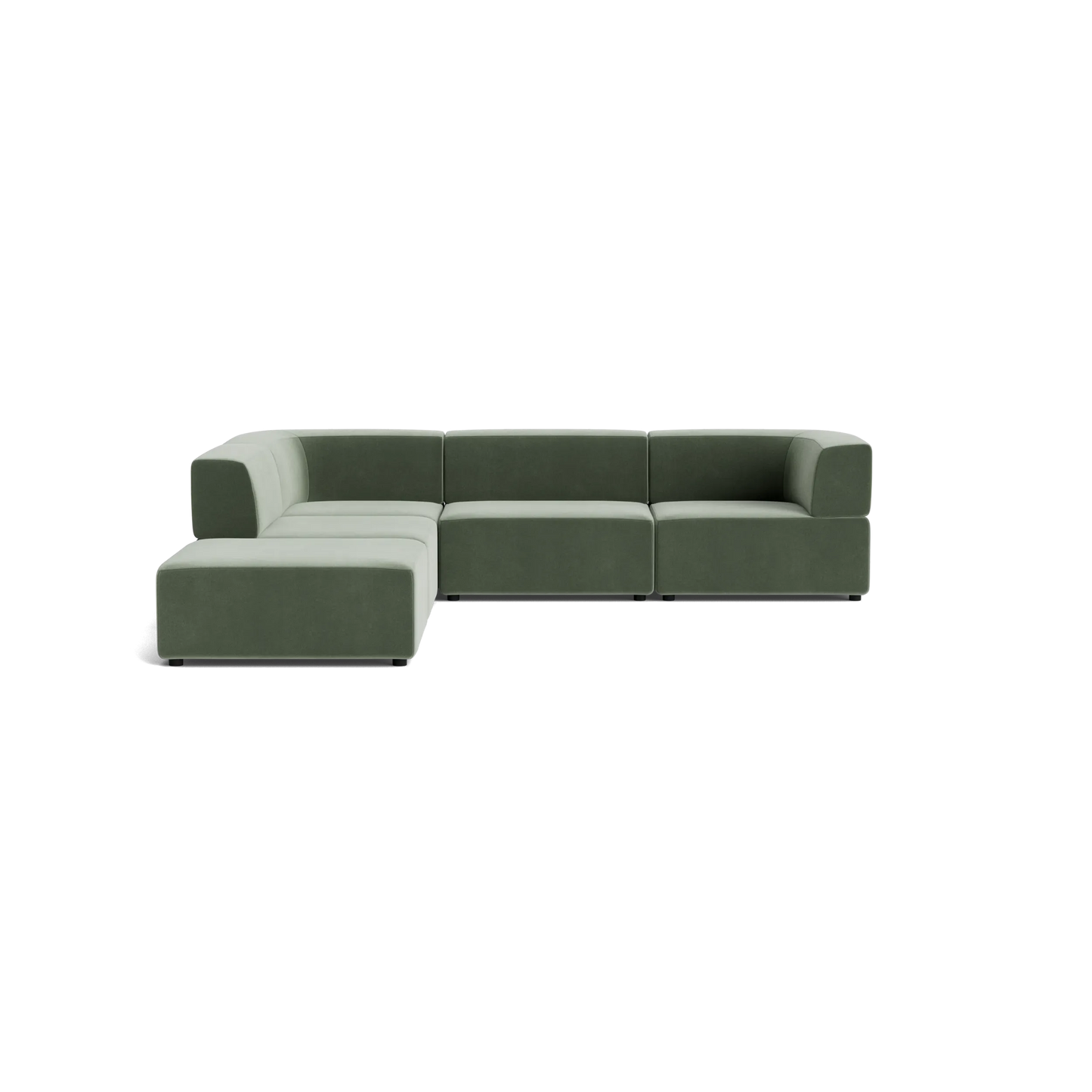 Stretch Open Corner Sofa - Opal Ocean