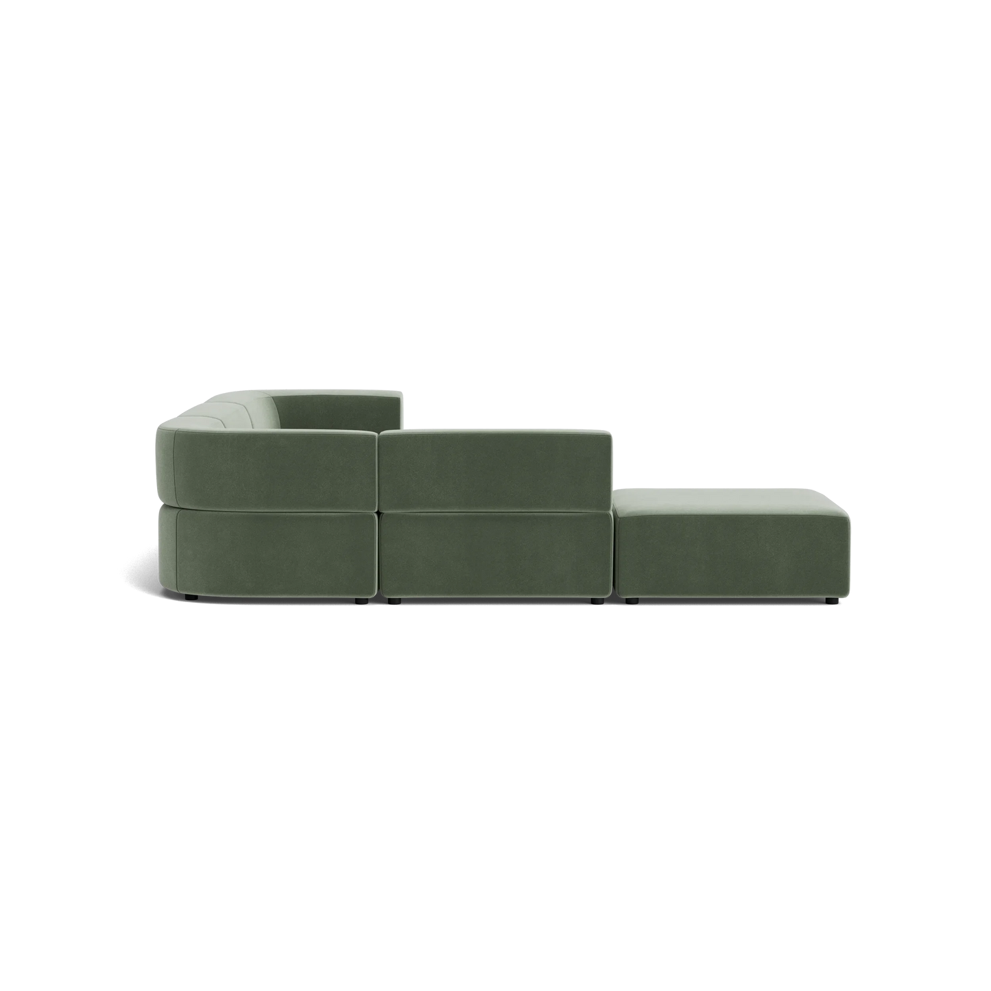 Stretch Open Corner Sofa - Opal Ocean