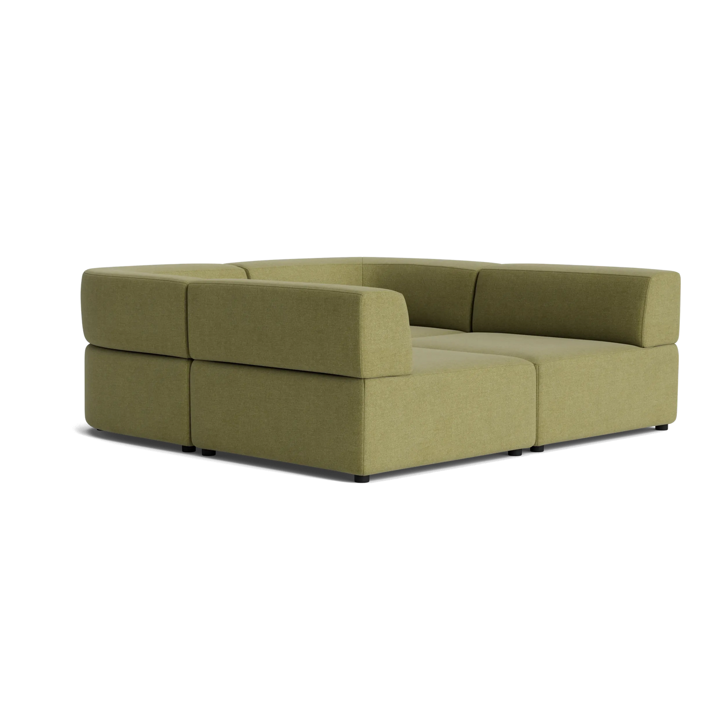 Stretch Pit Sofa - Fossil Eucalyptus