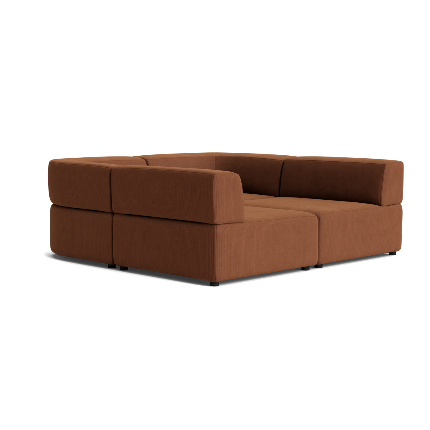 Stretch Pit Sofa - Corduroy Cocoa