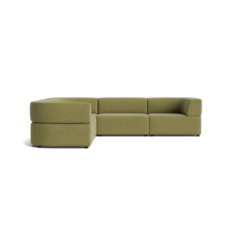 Stretch Corner Sofa - Fossil Eucalyptus