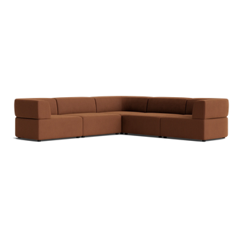 Stretch Corner Sofa - Corduroy Cocoa