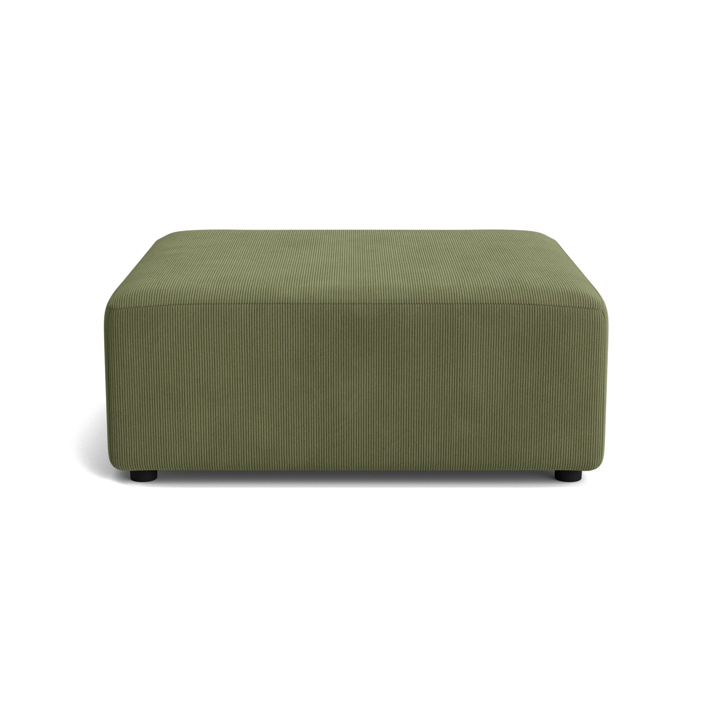 Stretch Ottoman - Corduroy Forest