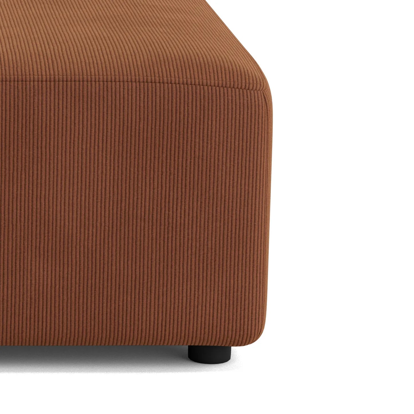 Stretch Ottoman - Corduroy Cocoa