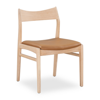 Eclipse Dining Chair - Oak / Tan Leather