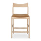 Eclipse Bar Stool 65cm - Oak / Tan Leather